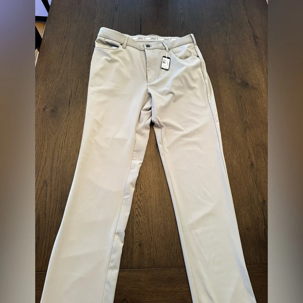 Johnnie-O Momentum Light Grey Slacks NWT - Picture 2 of 7
